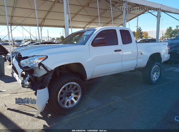 3TYSX5EN0NT011031 2022 TOYOTA TACOMA White Vista tres cuartos delantera izquierda