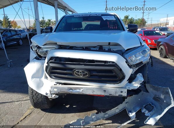3TYSX5EN0NT011031 2022 TOYOTA TACOMA White Vista del cuadro de instrumentos