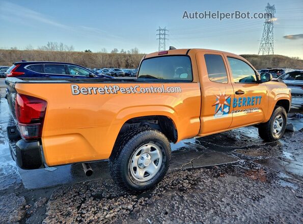 3TYSX5EN3NT016630 2022 TOYOTA TACOMA Orange Trasero derecho