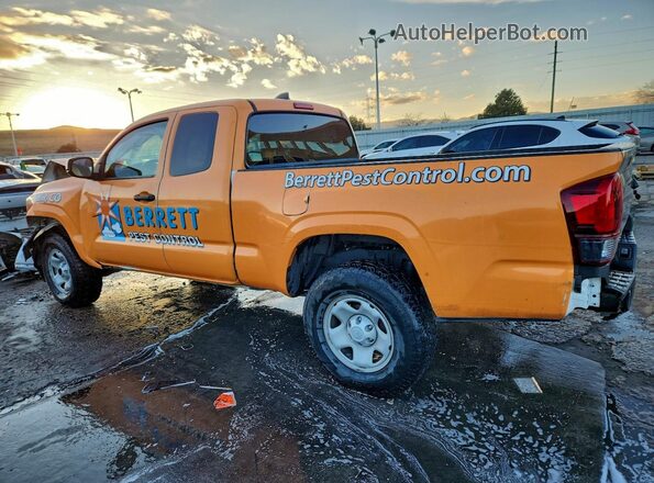 3TYSX5EN3NT016630 2022 TOYOTA TACOMA Orange Trasero izquierdo