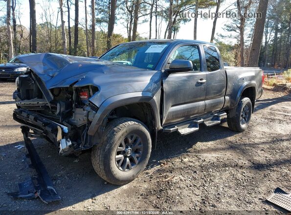 3TYSZ5AN0LT004481 2020 TOYOTA TACOMA Gray წინა მარცხენა ხედი სამი მეოთხედიდან