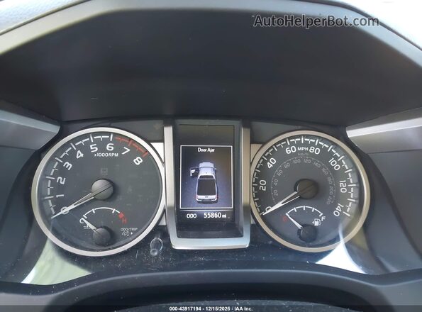 3TYSZ5AN0LT004481 2020 TOYOTA TACOMA Gray უკანა სავარძლების ხედი