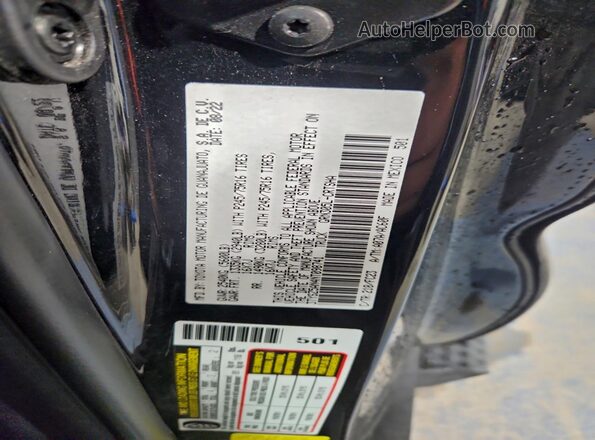 3TYSZ5AN4NT098741 2022 TOYOTA TACOMA Black Շարժիչի բաժամունքի տեսք