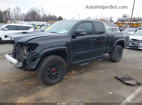 3TYSZ5AN8NT098533 2022 TOYOTA TACOMA Black Vista tres cuartos delantera izquierda