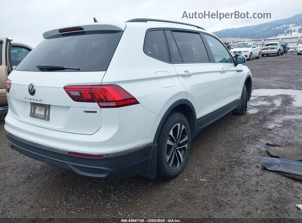 3VV0B7AX7NM106627 2022 VOLKSWAGEN TIGUAN White უკანა მარჯვენა