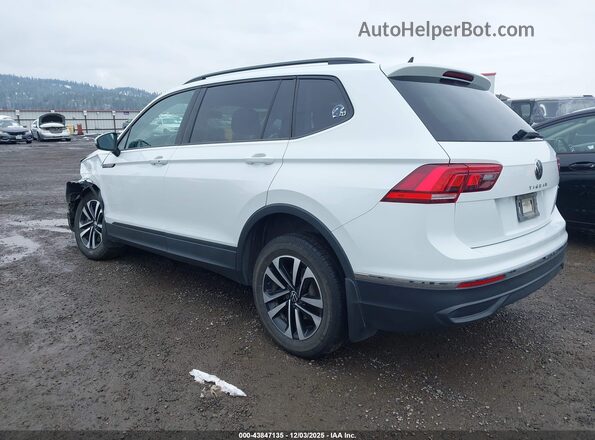 3VV0B7AX7NM106627 2022 VOLKSWAGEN TIGUAN White უკანა მარცხენა
