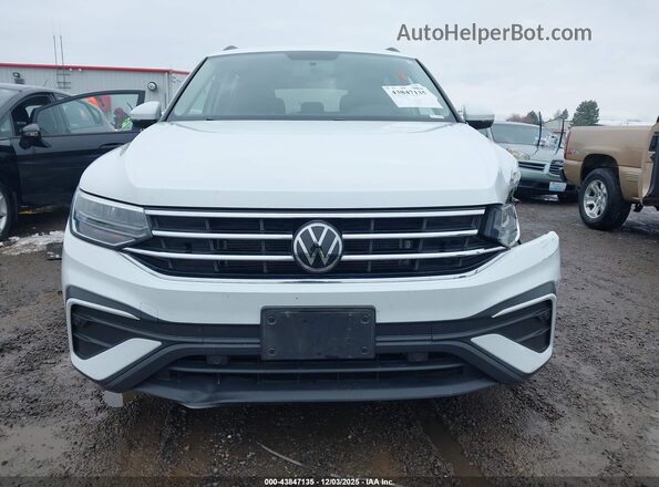 3VV0B7AX7NM106627 2022 VOLKSWAGEN TIGUAN White ხელსაწყოთა პანელის ხედი