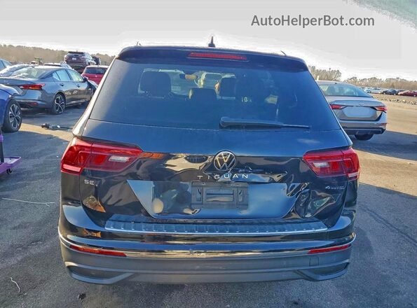 3VV2B7AX2NM133663 2022 VOLKSWAGEN TIGUAN Gray უკანა ხედი