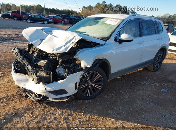 3VV2B7AX3JM052696 2018 VOLKSWAGEN TIGUAN White Առջևի ձախ երեք քառորդ տեսարան