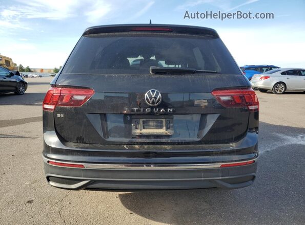 3VV3B7AX2NM138981 2022 VOLKSWAGEN TIGUAN Black Vista trasera