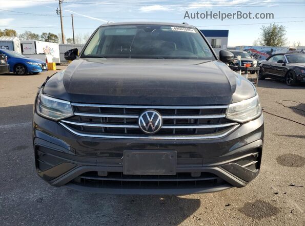 3VV3B7AX2NM138981 2022 VOLKSWAGEN TIGUAN Black Vista frontal