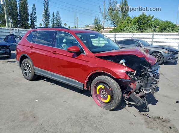 3VV3B7AX3JM191375 2018 VOLKSWAGEN TIGUAN Red 