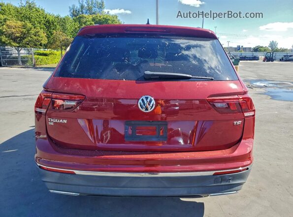 3VV3B7AX3JM191375 2018 VOLKSWAGEN TIGUAN Red 