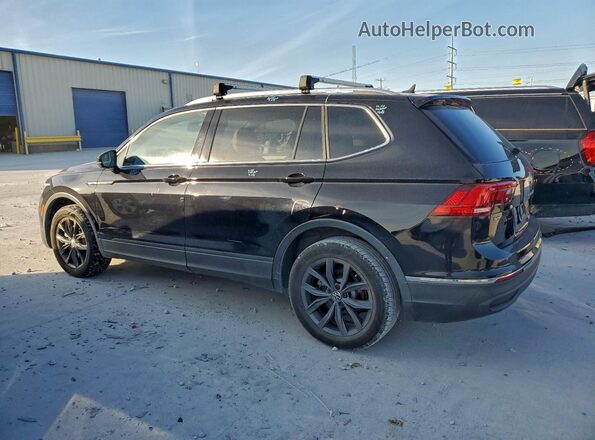 3VV3B7AX7NM070547 2022 VOLKSWAGEN TIGUAN Black უკანა მარცხენა