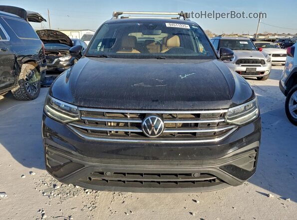 3VV3B7AX7NM070547 2022 VOLKSWAGEN TIGUAN Black წინა ხედი