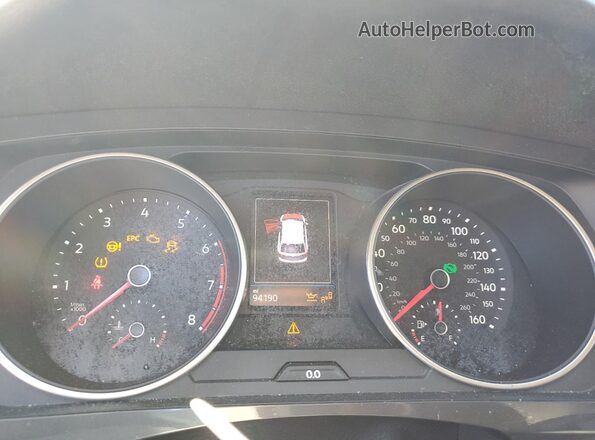3VV3B7AXXLM119933 2020 VOLKSWAGEN TIGUAN Black Սարքավորումների վահանակի տեսք