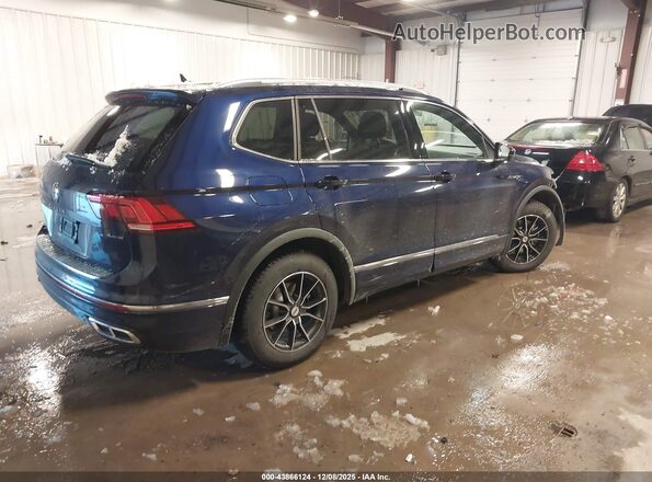 3VV4B7AX2NM063560 2022 VOLKSWAGEN TIGUAN Blue Հետևի աջ