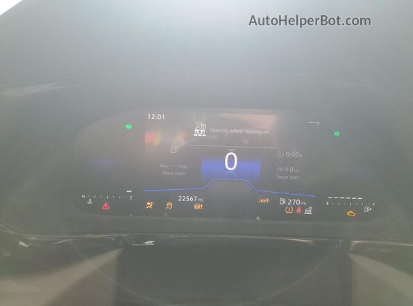 3VV5X7B2XRM107402 2024 VOLKSWAGEN TAOS Gray Instrument cluster view