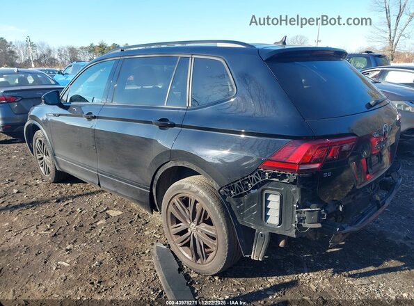 3VV8B7AX3NM047370 2022 VOLKSWAGEN TIGUAN Black Задня ліва чверть