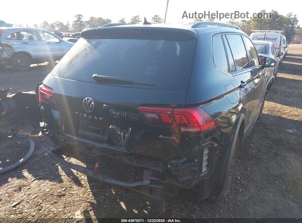 3VV8B7AX3NM047370 2022 VOLKSWAGEN TIGUAN Black Задня права чверть