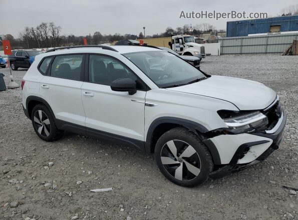 3VV8X7B28RM127452 2024 VOLKSWAGEN TAOS Белый Передняя правая четверть