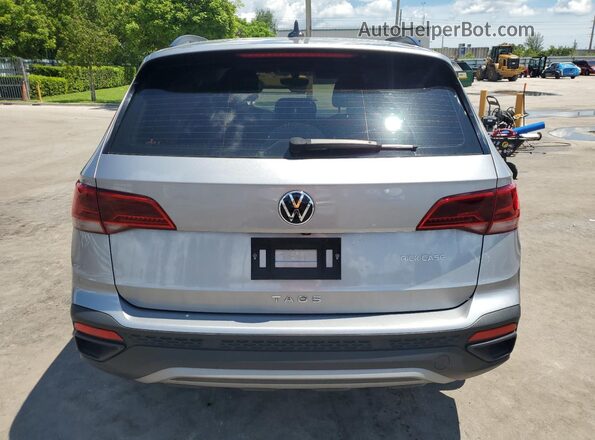 3VVCX7B27PM373559 2023 VOLKSWAGEN TAOS Silver Rear view