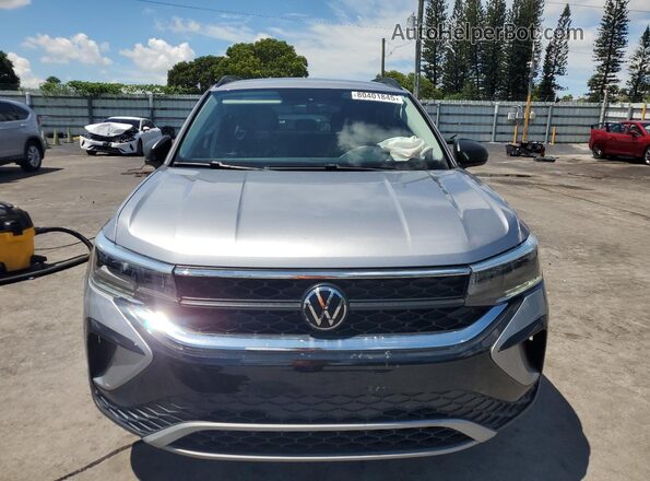 3VVCX7B27PM373559 2023 VOLKSWAGEN TAOS Silver Front view