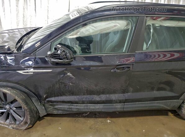 3VVDX7B26PM382676 2023 VOLKSWAGEN TAOS Черный Вид салона спереди