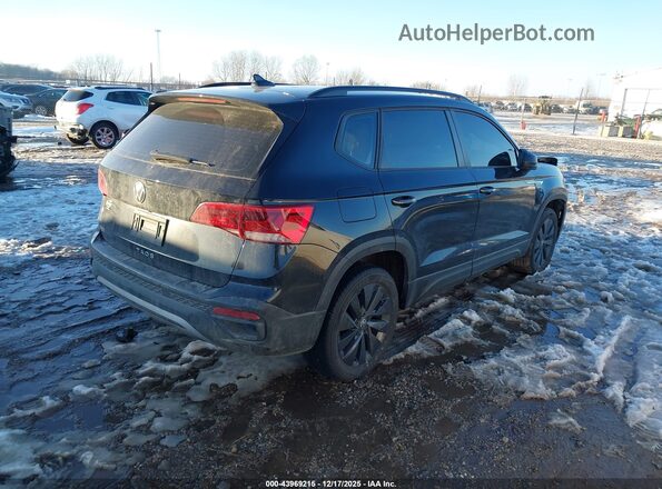 3VVDX7B2XNM067358 2022 VOLKSWAGEN TAOS Black Tył prawy