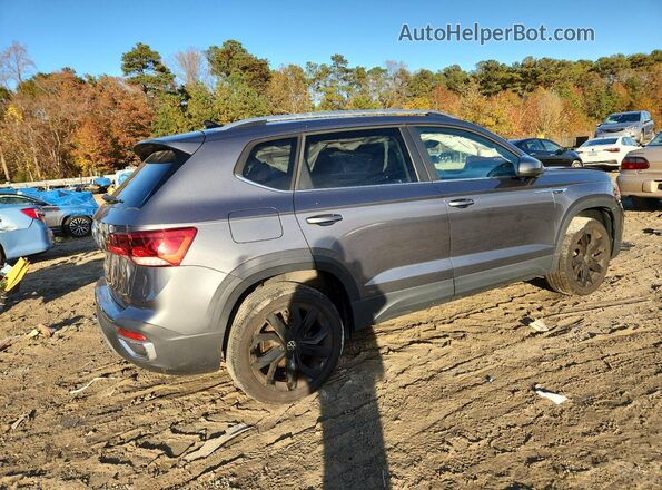 3VVEX7B22RM002286 2024 VOLKSWAGEN TAOS Gray Trasero derecho