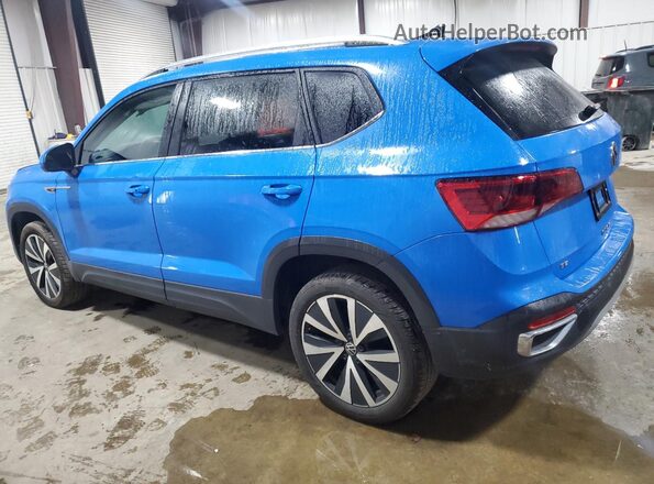 3VVEX7B22RM102209 2024 VOLKSWAGEN TAOS Blue უკანა მარცხენა