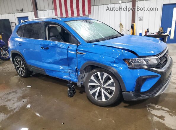 3VVEX7B22RM102209 2024 VOLKSWAGEN TAOS Blue წინა მარჯვენა