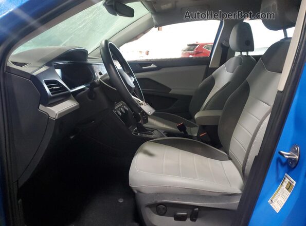 3VVEX7B22RM102209 2024 VOLKSWAGEN TAOS Blue წინა სალონის ხედი