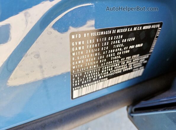 3VVLR7RM6SM027500 2025 VOLKSWAGEN TIGUAN Blue 