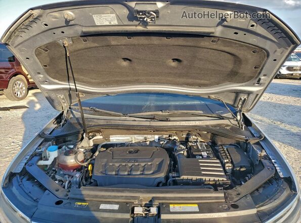 3VVNB7AX6PM014952 2023 VOLKSWAGEN TIGUAN Silver Vista del compartimento del motor