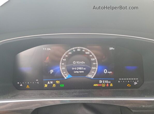 3VVNB7AX7RM112908 2024 VOLKSWAGEN TIGUAN White Vista del cuadro de instrumentos