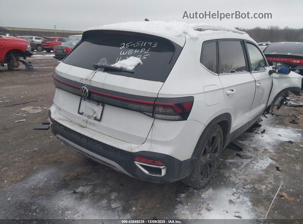 3VVSC7B28SM077756 2025 VOLKSWAGEN TAOS White უკანა მარჯვენა