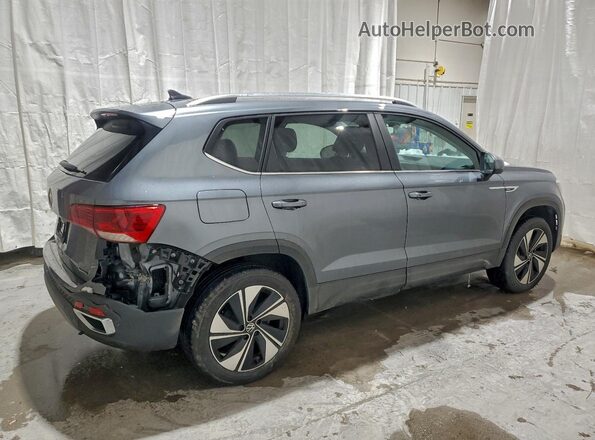 3VVUX7B24PM357906 2023 VOLKSWAGEN TAOS Серебряный Задняя правая четверть