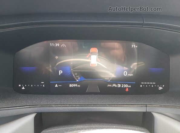 3VVUX7B25RM075311 2024 VOLKSWAGEN TAOS Blue ხელსაწყოთა პანელის ხედი