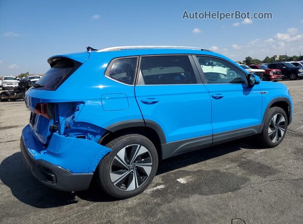3VVUX7B25RM075311 2024 VOLKSWAGEN TAOS Blue უკანა მარჯვენა