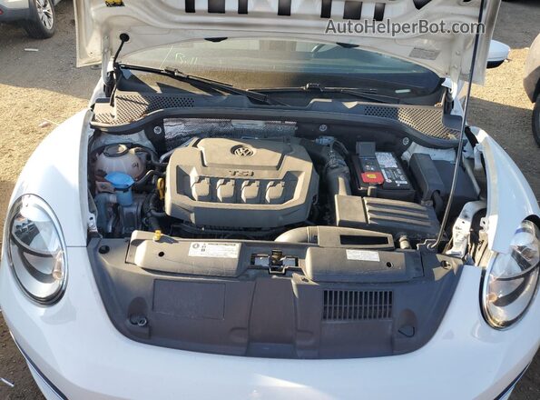 3VW5DAAT0KM506840 2019 VOLKSWAGEN BEETLE White Սալոնի հետևի տեսք