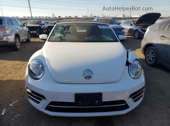 3VW5DAAT0KM506840 2019 VOLKSWAGEN BEETLE White Դիմացի տեսք