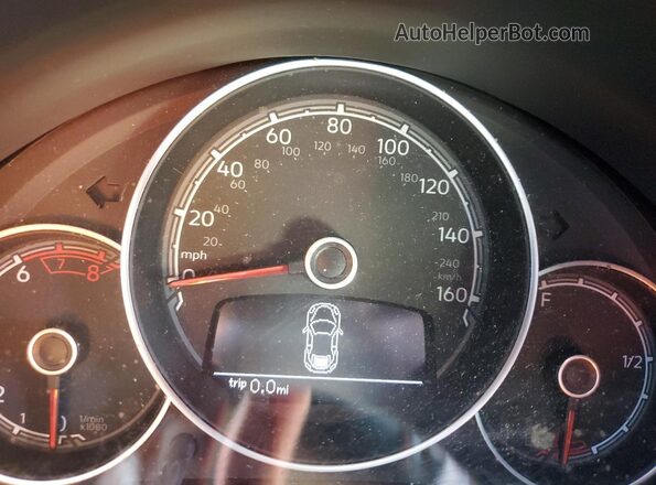 3VW5DAAT2KM505916 2019 VOLKSWAGEN BEETLE Blue Սարքավորումների վահանակի տեսք