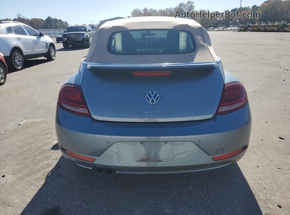 3VW5DAAT2KM505916 2019 VOLKSWAGEN BEETLE Blue Հետևի տեսք