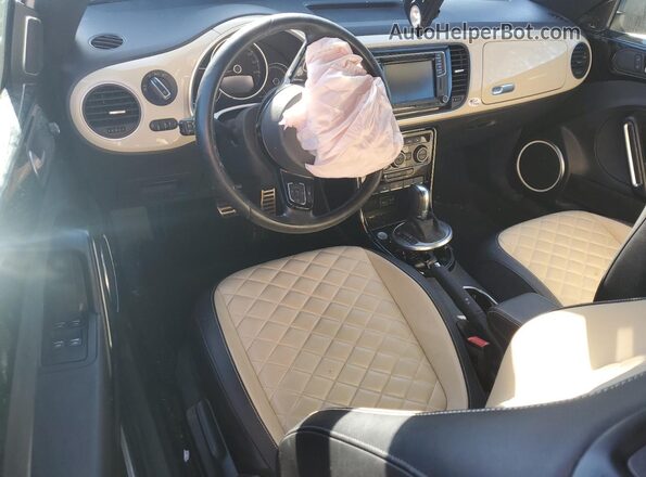 3VW5DAAT2KM505916 2019 VOLKSWAGEN BEETLE Blue Առջևի վահանակի տեսք