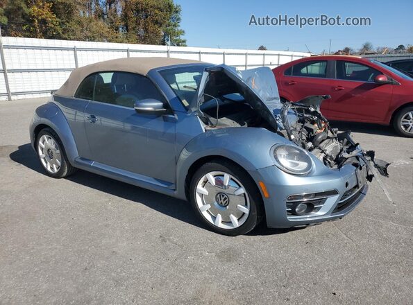 3VW5DAAT2KM505916 2019 VOLKSWAGEN BEETLE Blue Առջևի աջ