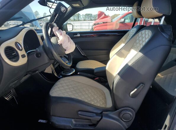 3VW5DAAT2KM505916 2019 VOLKSWAGEN BEETLE Blue Սալոնի դիմացի տեսք