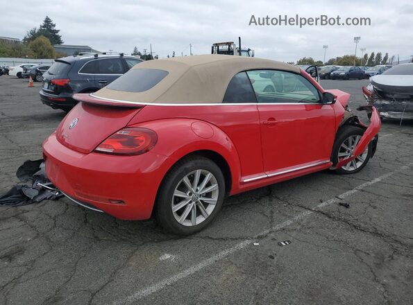 3VW5DAAT4KM502032 2019 VOLKSWAGEN BEETLE Red Tył prawy