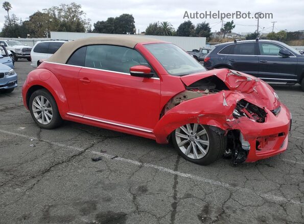 3VW5DAAT4KM502032 2019 VOLKSWAGEN BEETLE Red Przód prawy