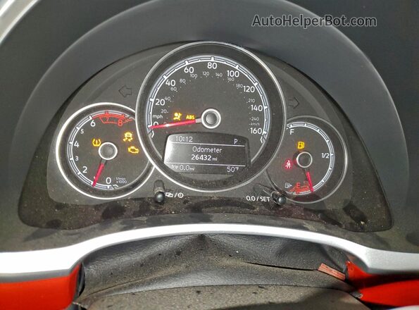 3VW5DAAT9KM505721 2019 VOLKSWAGEN BEETLE Orange ხელსაწყოთა პანელის ხედი